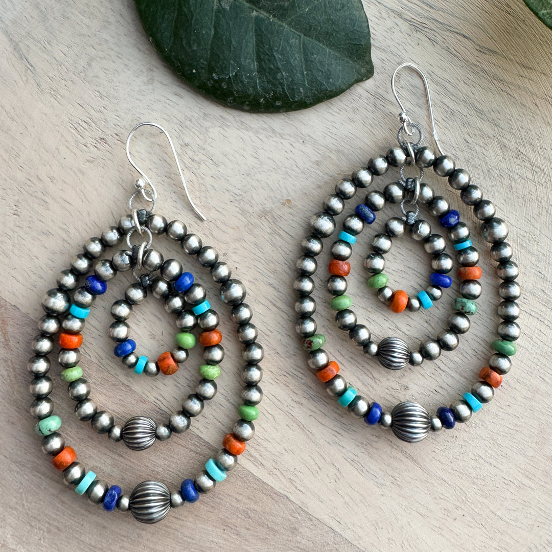 Los Lunas Handcrafted Sterling Silver Earrings