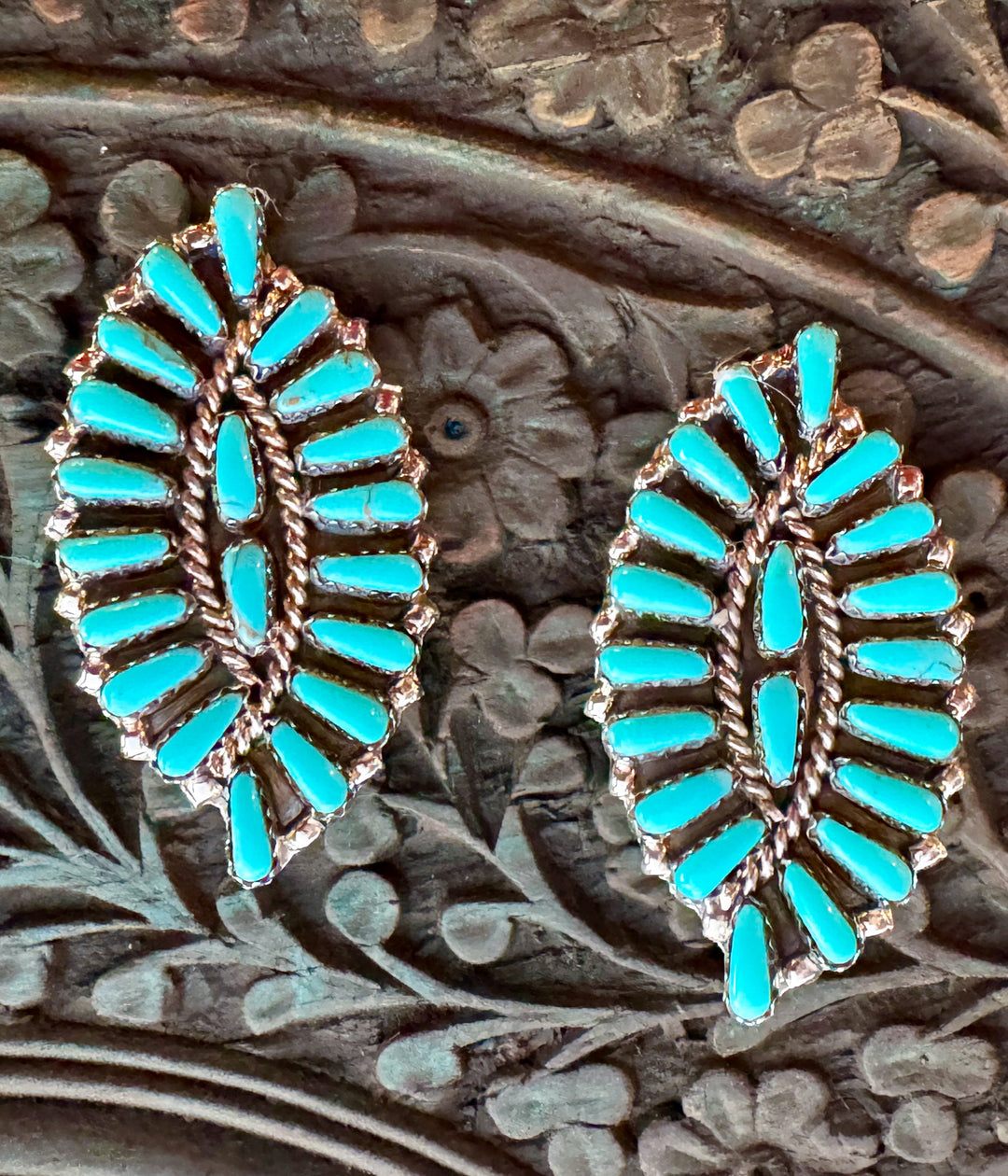 Pecos Authentic Turquoise Earrings