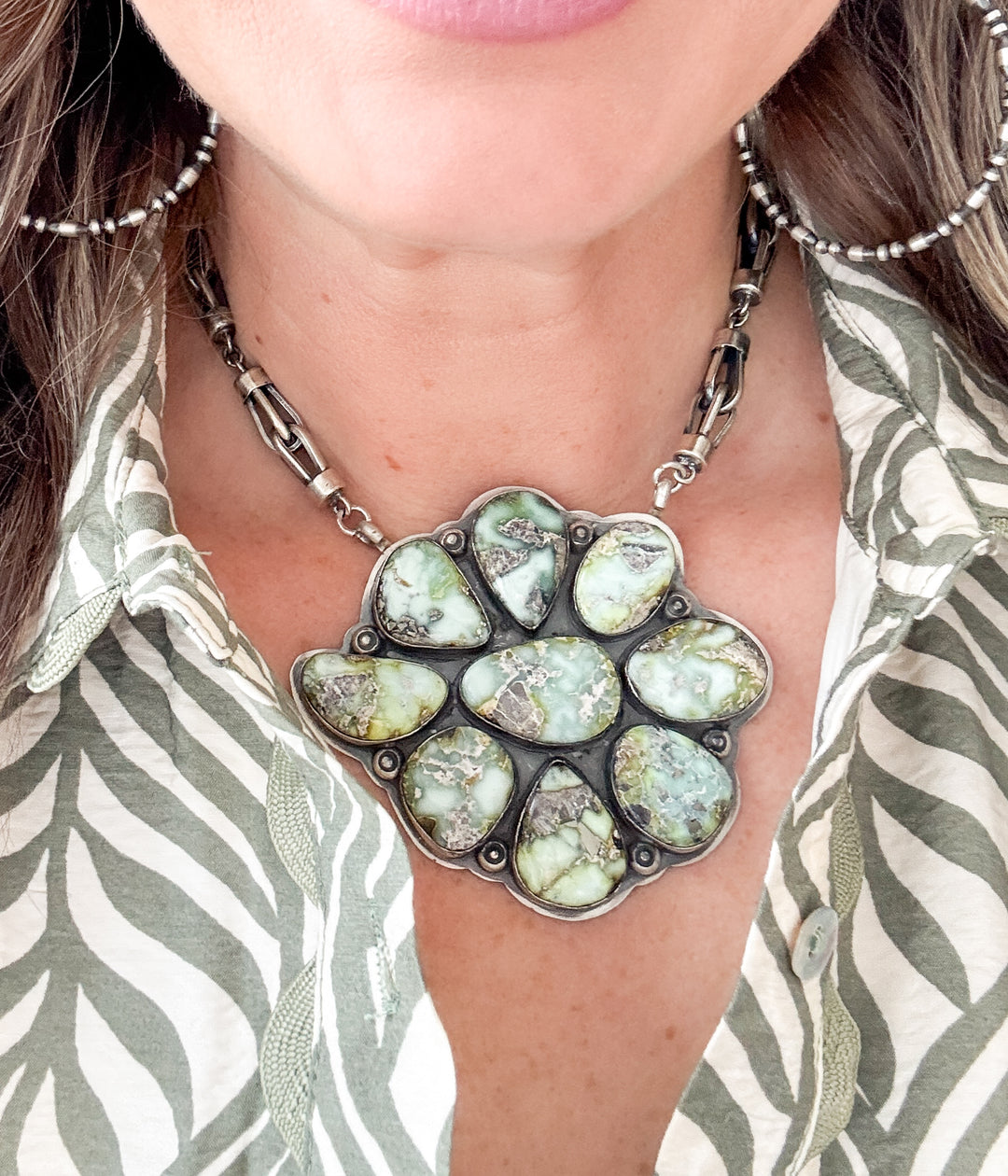 Gabby Cluster Necklace