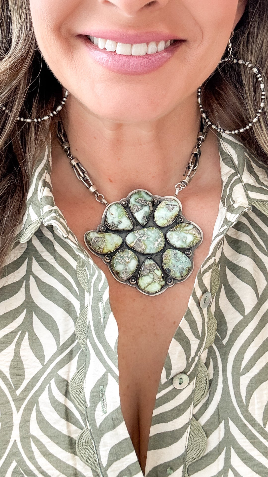 Gabby Cluster Necklace