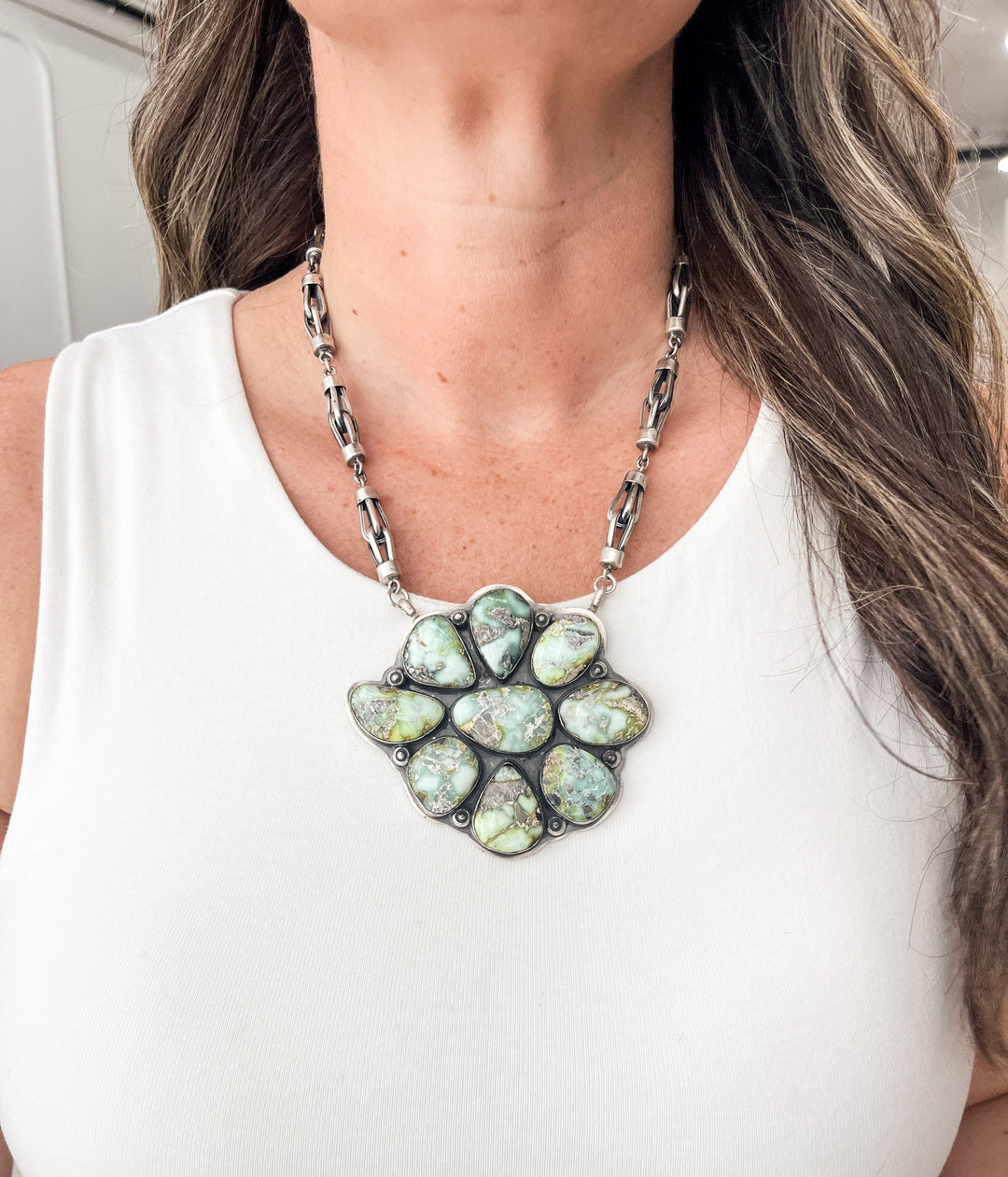 Gabby Cluster Necklace