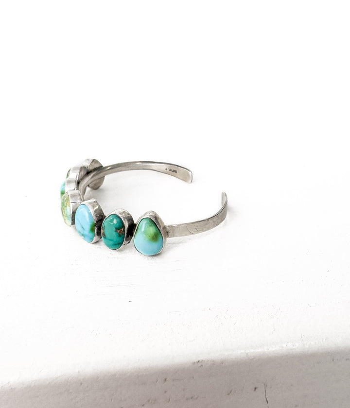 7 Stone Kingman Turquoise Cuff