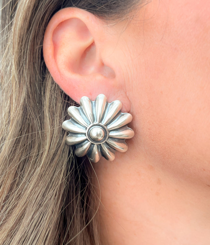 Large Concho Earrings