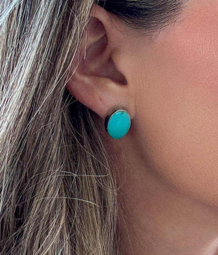 Santa Rose Authentic Turquoise Earrings