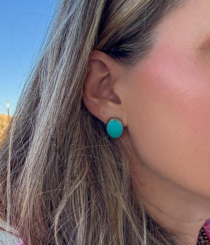 Santa Rose Authentic Turquoise Earrings