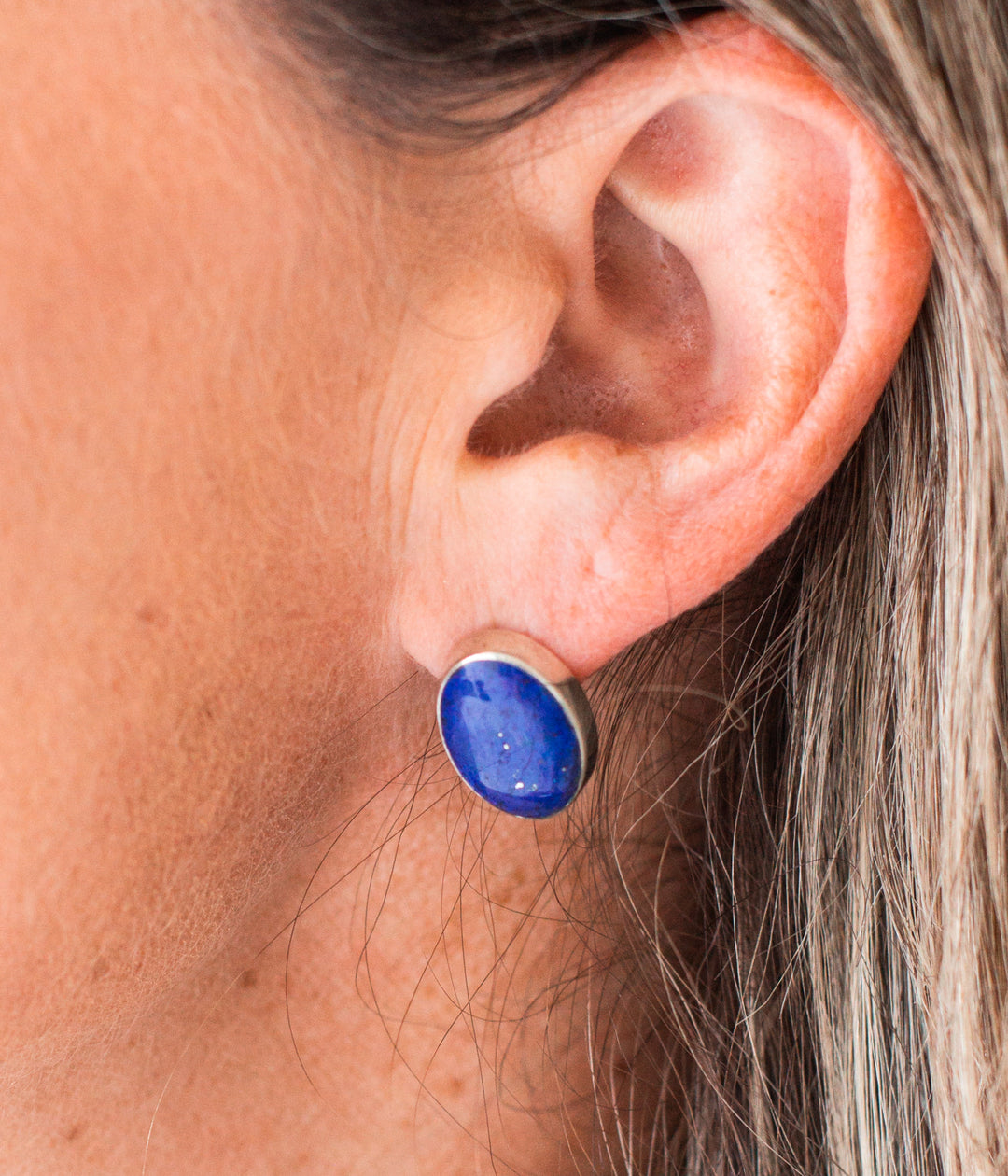 Arroyo Lapis Stud Earrings