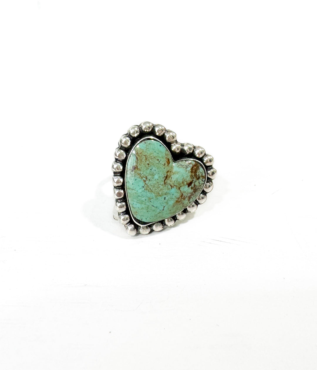 Kingman Turquoise Heart Ring