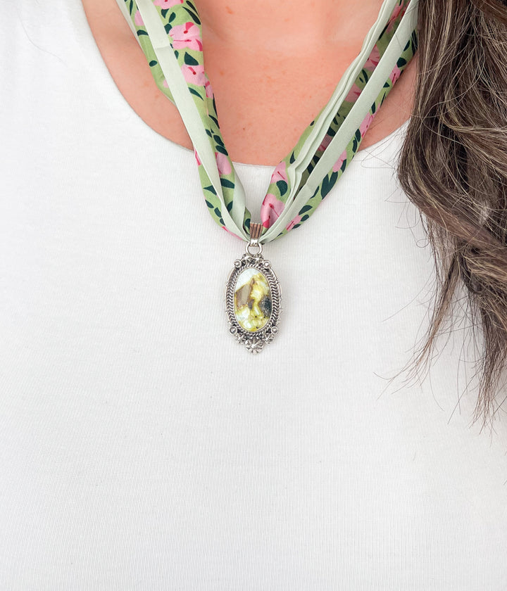 Palomino Pendant Scarf Necklace