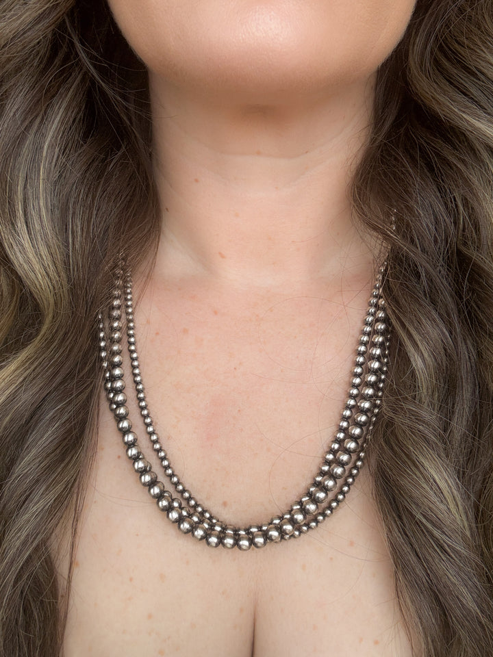 Three Strand Pearl Necklace