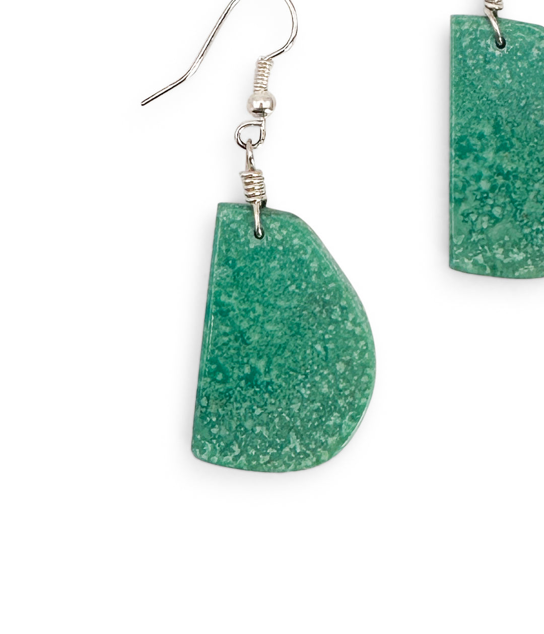 Vado Authentic Turquoise Slab Earrings