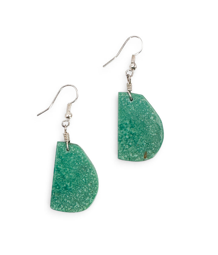 Vado Authentic Turquoise Slab Earrings