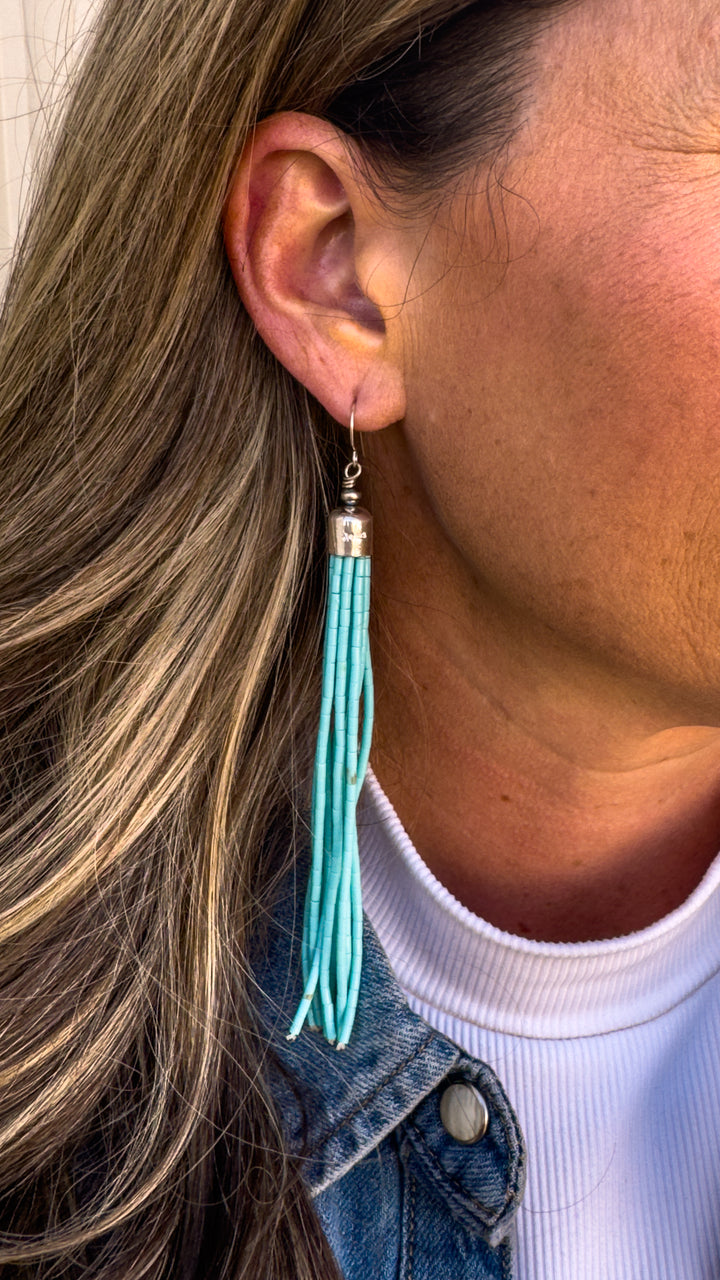 Ten Strand Turquoise Earrings