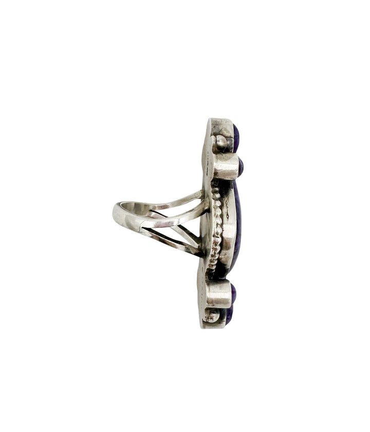 Lapis Cluster Ring