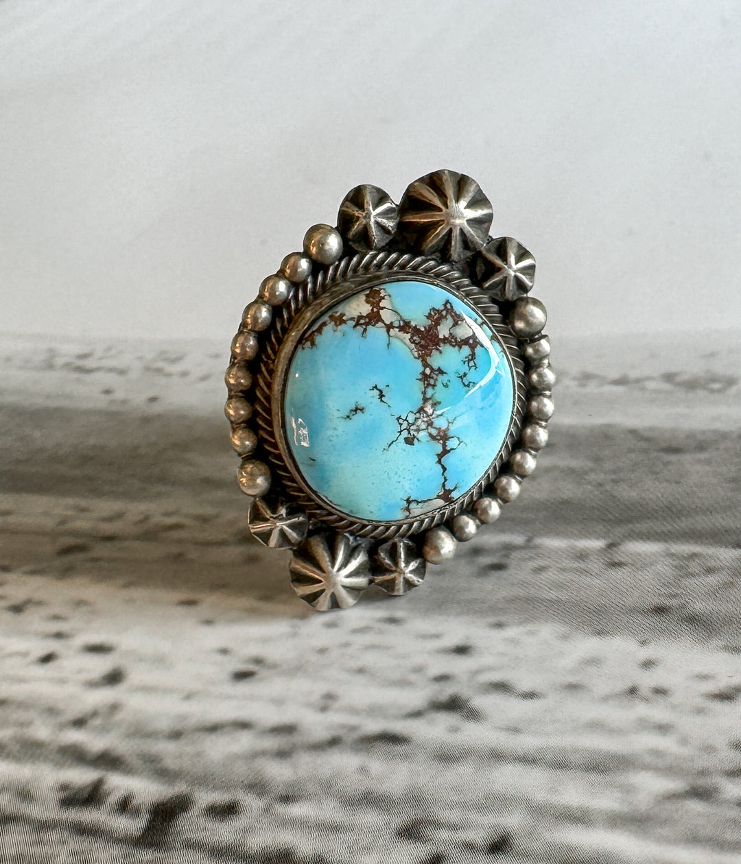 Golden Hills Adjustable Turquoise Ring