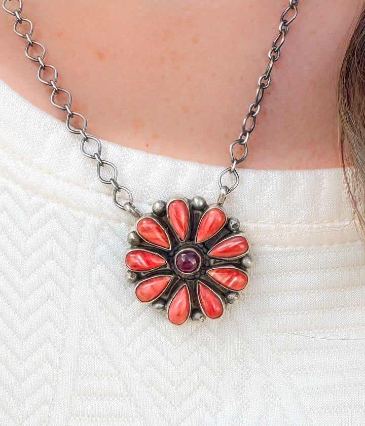 Spiny Oyster Blossom Necklace