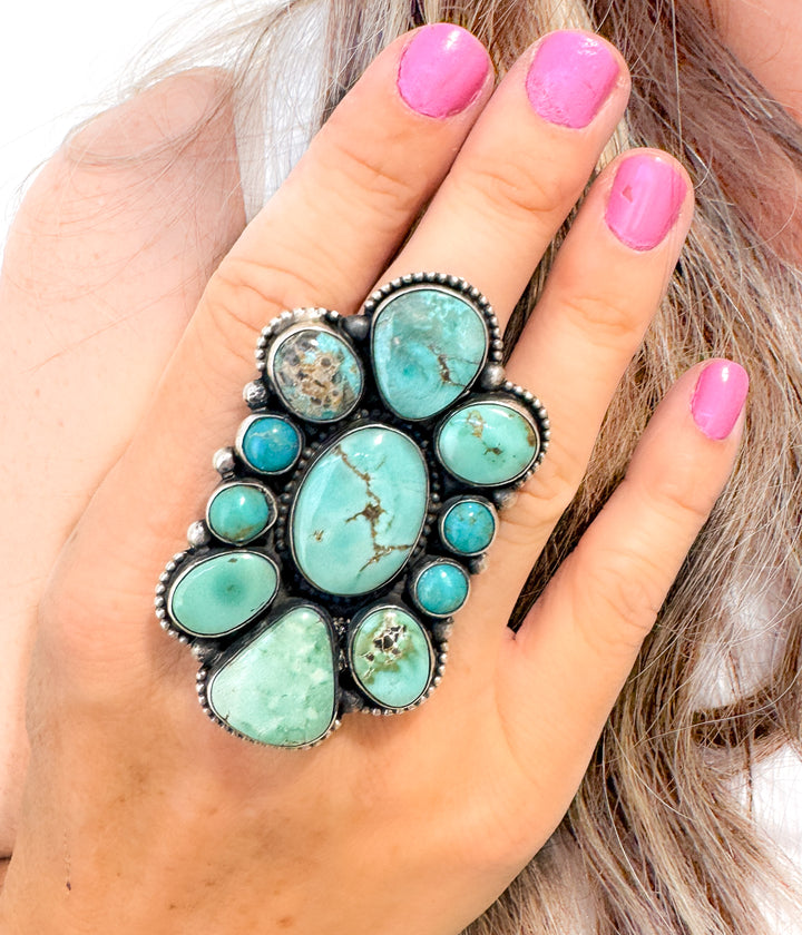 Ella Peters Large Cluster Ring