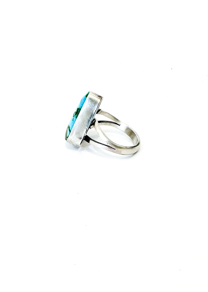 Yeso Sonoran Gold Teardrop Turquoise Ring