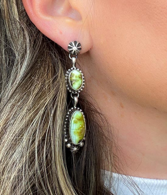 Authentic Three Piece Palomino Earrings