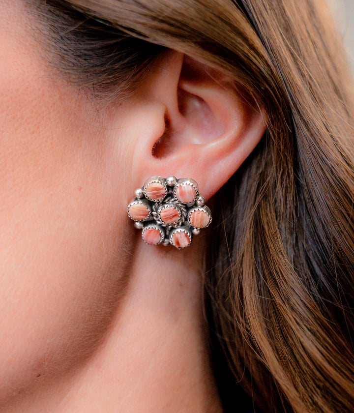 Spiny Oyster Blossom Earrings
