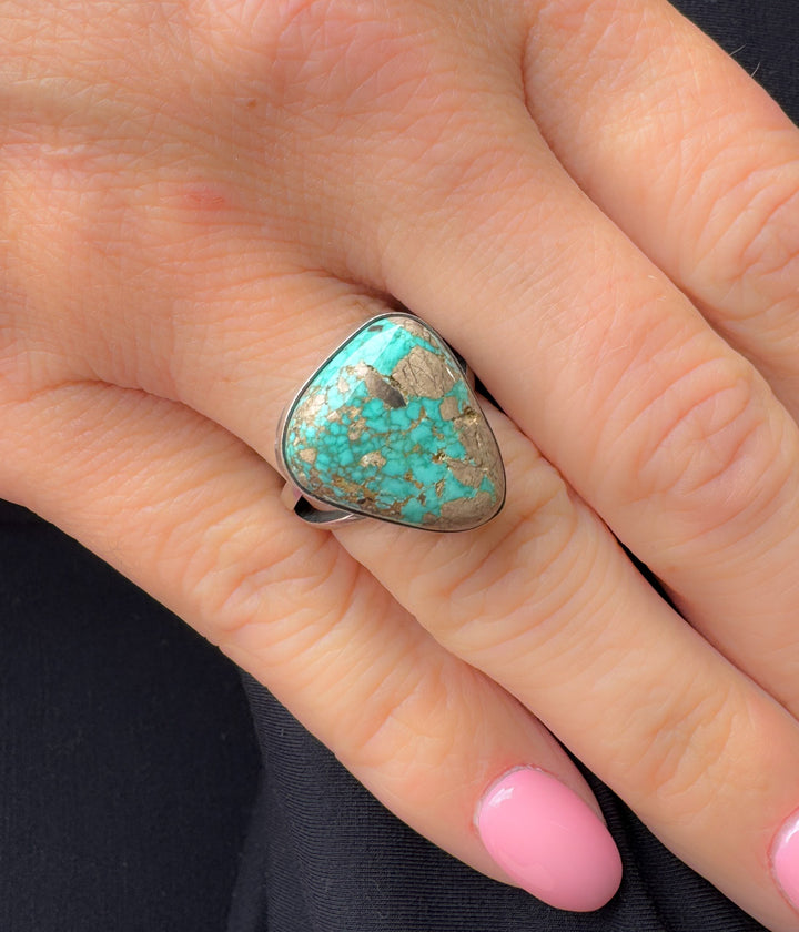 Thunder Mountain Genuine Turquoise Ring